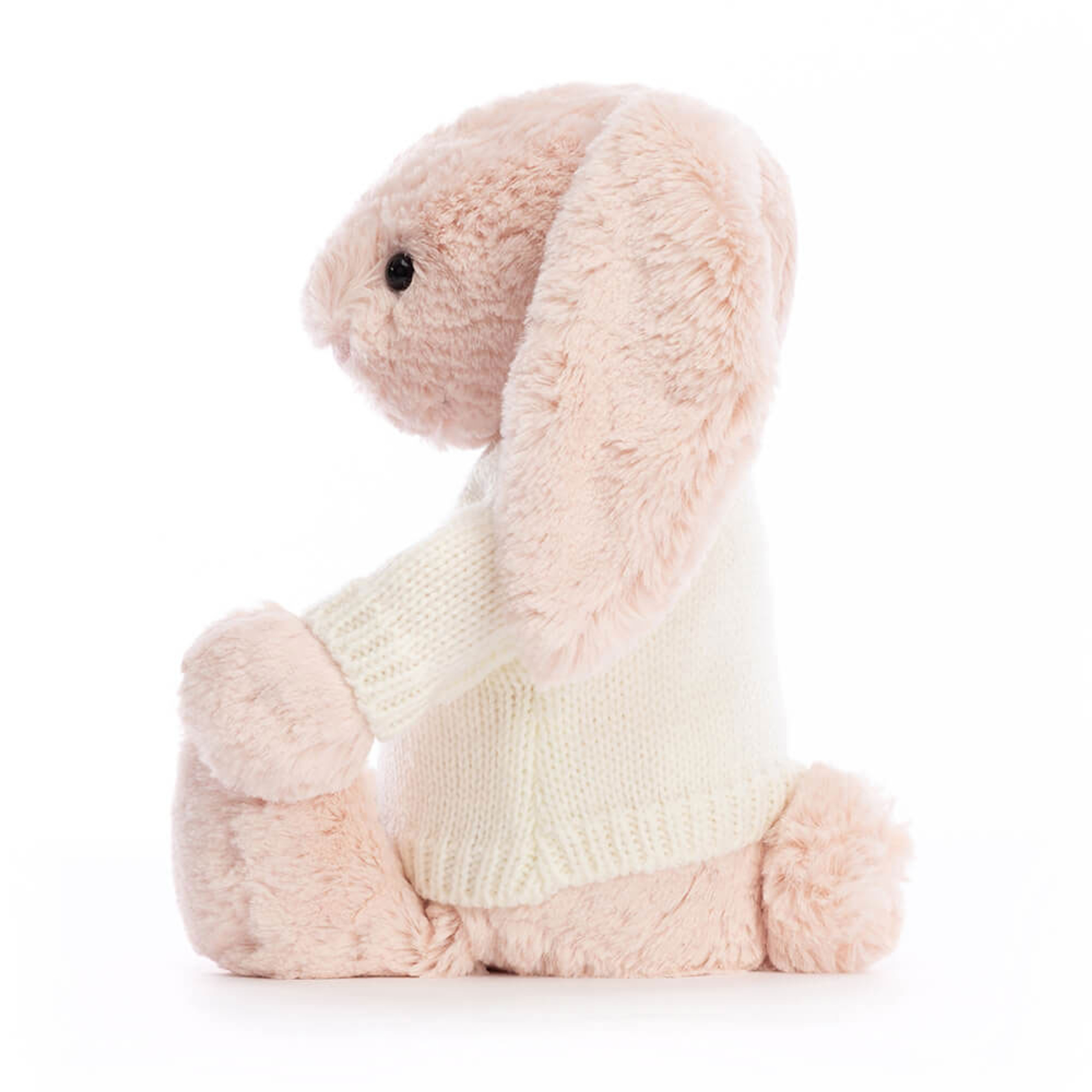 Bashful Blush Bunny with Personalized Cream Jumper - Image 3